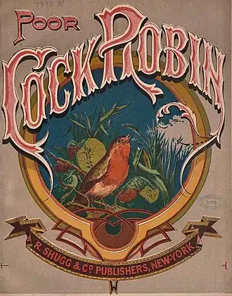 POOR COCK ROBIN R. SHUGG & CO. PUBLISHERS, NEW-YORK