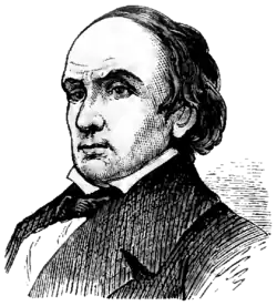 Portrait of a man (presumably Daniel Webster?)