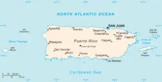 map of Puerto Rico
