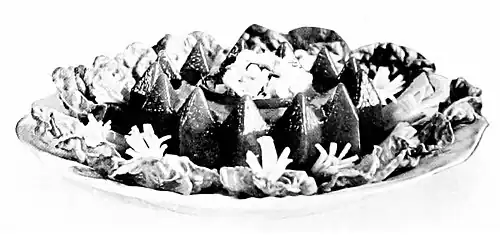 Tomato Jelly with Celery and Nuts.