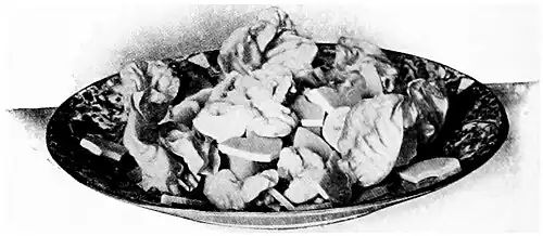 Salad of Shrimps and Bamboo Sprouts.