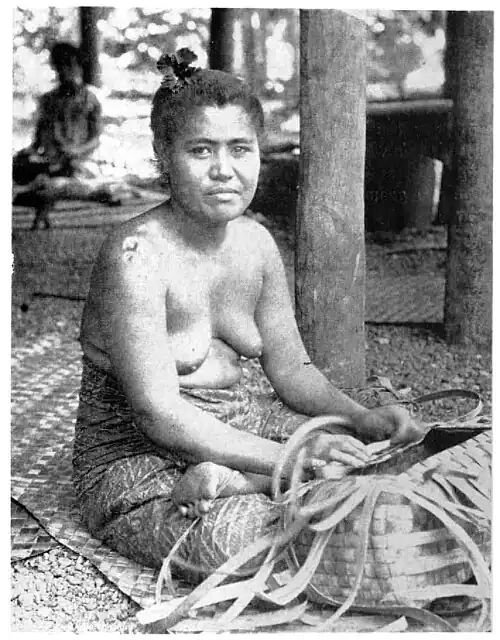 Basket making, Samoa