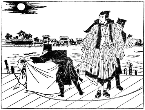 THE “BLACKAMOORS” ON THE STAGE.