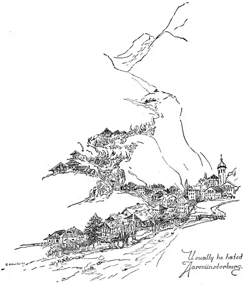 Usually he hated Aarmünsterburg.