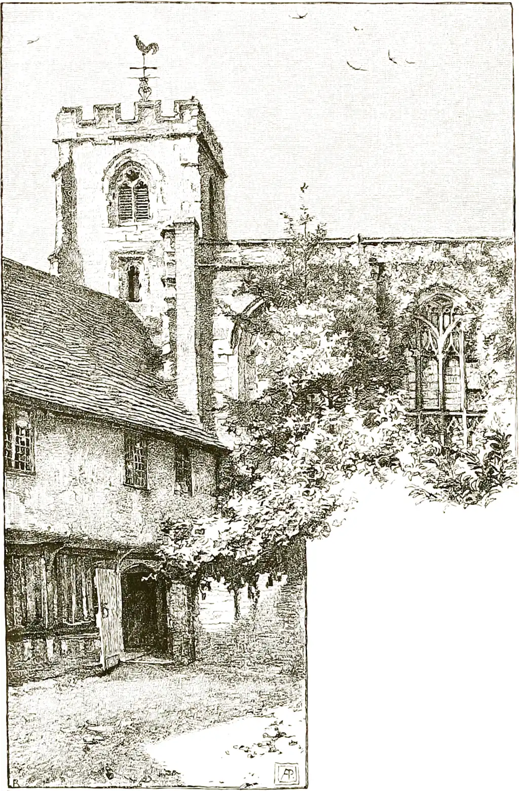 The school and guild chapel.