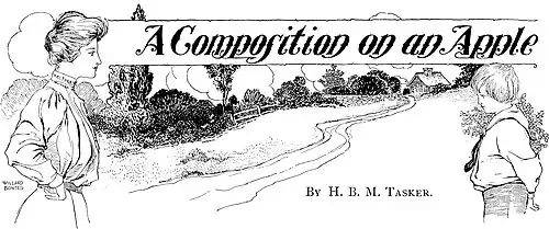 "A Composition on an Apple by H. B. M. Tasker"
