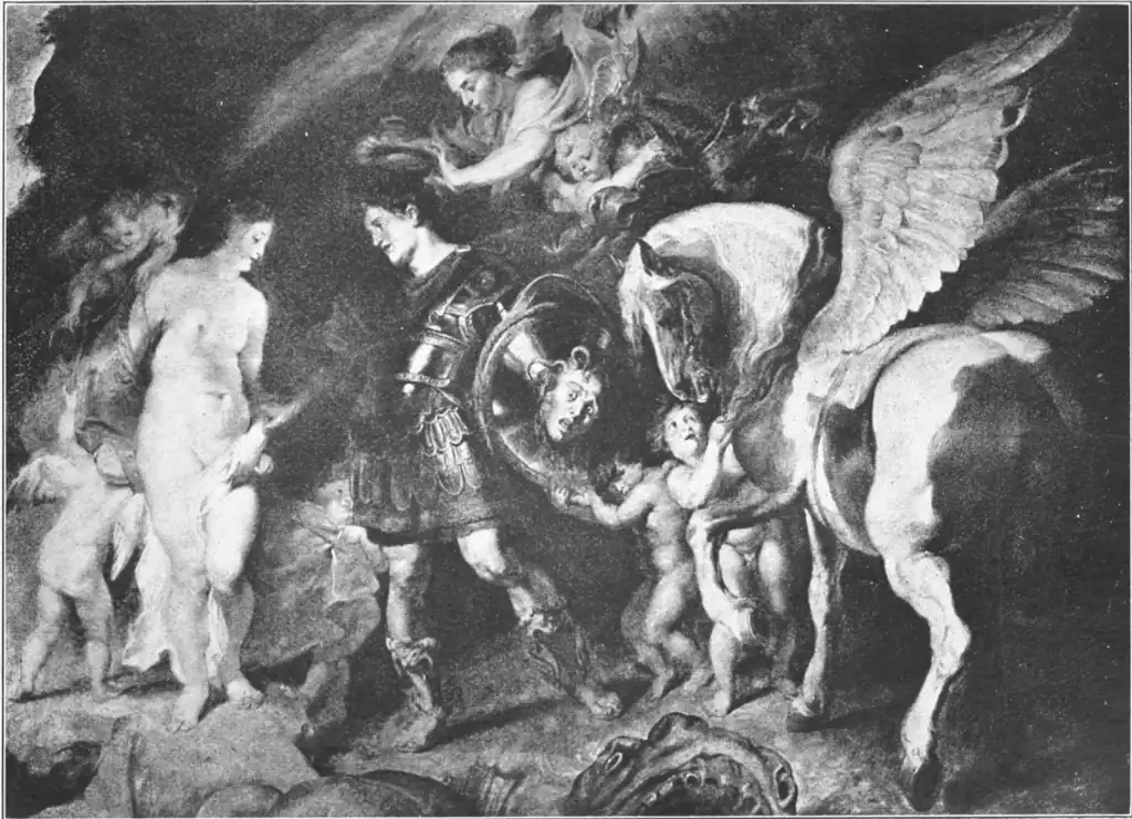 Painting of Perseus and Andromeda