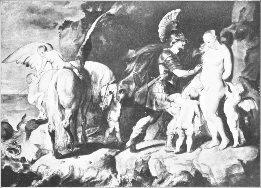 Painting of Perseus and Andromeda