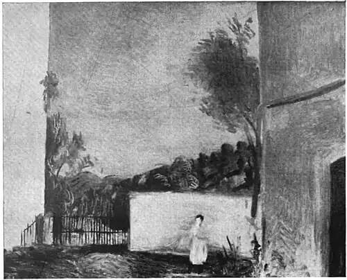 Courtesy of the Galerie Alfred Flechtheim, Berlin, La Cour. By André Derain