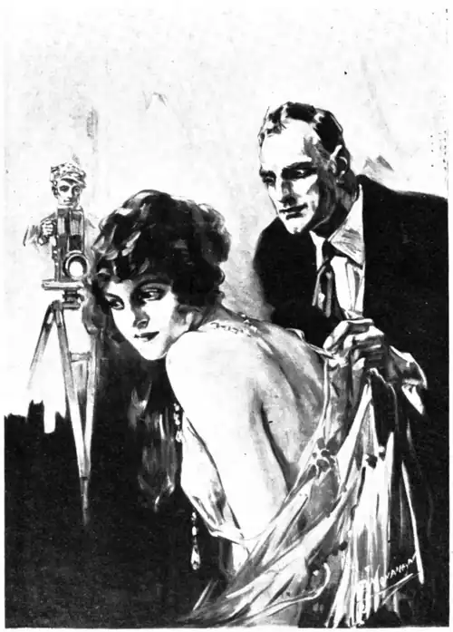 The director’s eyes snapped . . . . “Only a camera man and myself are here,” he said