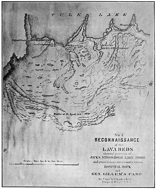 Showing the place where the Peace Commissioners were killed.