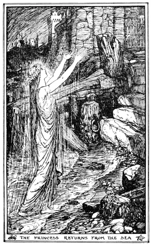 THE PRINCESS RETURNS FROM THE SEA