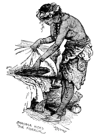 SHASASA HIDES THE MIRROR