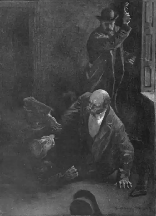 “HE SEIZED HOLMES BY THE THROAT.”