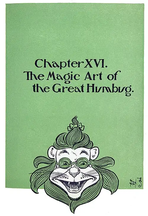 Chapter XVI. The Magic Art of the Great Humbug.