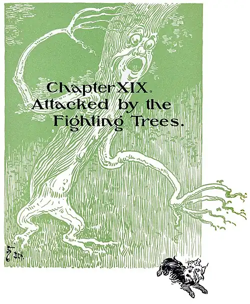 Chapter XIX. Attacked by the Fighting Trees.