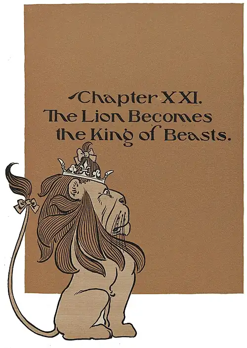 The Chapter XXI. The Lion Becomes the King of Beasts.