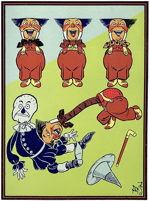 "The Head shot forward and struck the Scarecrow."