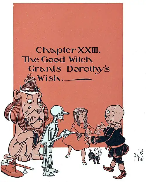 Chapter XXIII. The Good Witch Grants Dorothy's Wish.
