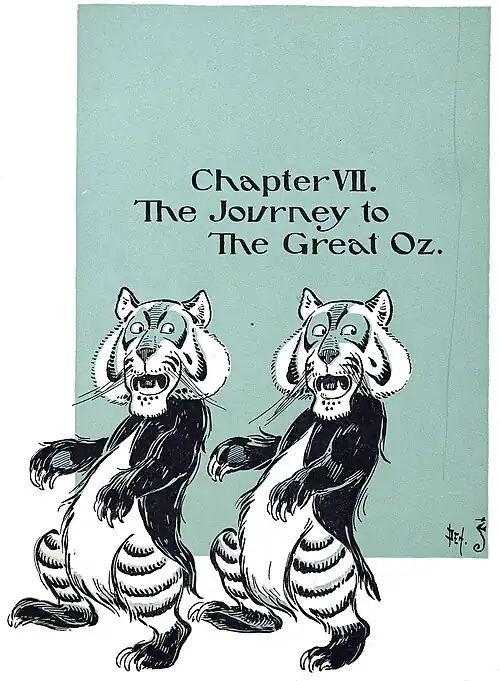 Chapter VII. The Journey to The Great Oz.