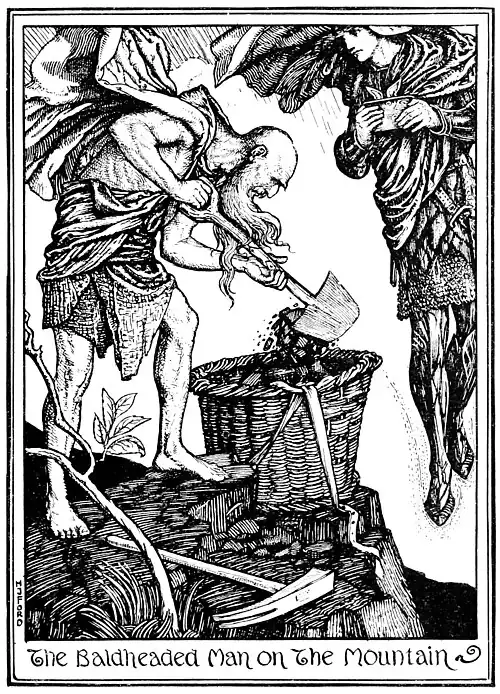 THE BALDHEADED MAN ON THE MOUNTAIN