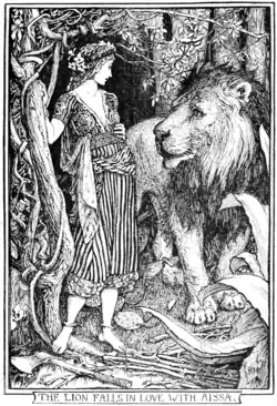 The lion falls in love with Aissa