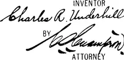 Inventor and attorney signatures