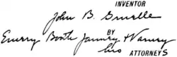 Inventor and attorney signatures