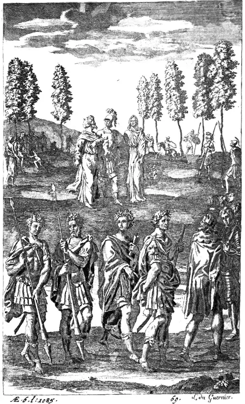 Plate 69: Illustration of Aeneis 6, line 1085