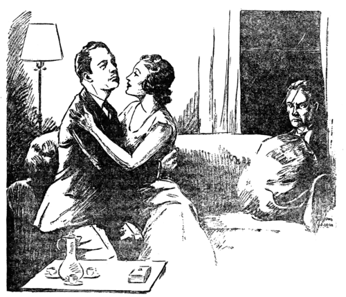 "I'm so happy, dear!" she answered, turning toward him.