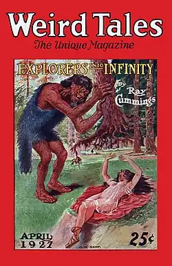 Weird Tales cover image for April 1927