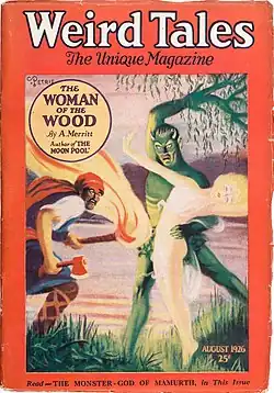 Weird Tales cover image for August 1926