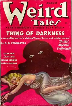 Weird Tales cover image for August 1937