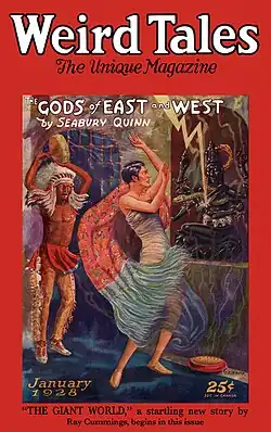 Weird Tales cover image for January 1928