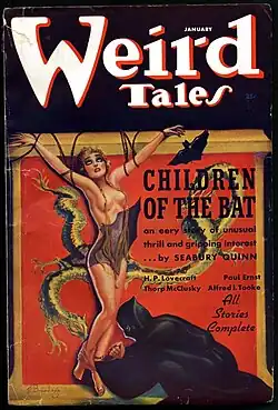 Weird Tales cover image for January 1937