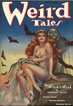 Weird Tales cover image for January 1938