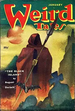 Weird Tales cover image for January 1952