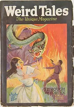 Weird Tales cover image for July 1926