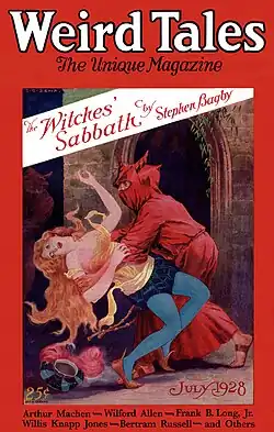 Weird Tales cover image for July 1928