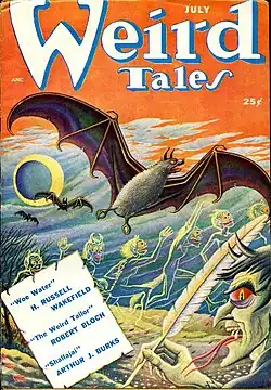 Weird Tales cover image for July 1950
