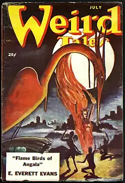 Weird Tales cover image for July 1951