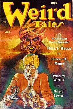 Weird Tales cover image for July 1952