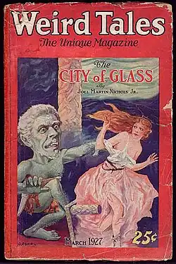 Weird Tales cover image for March 1927