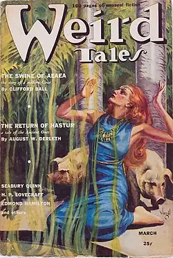 Weird Tales cover image for March 1939