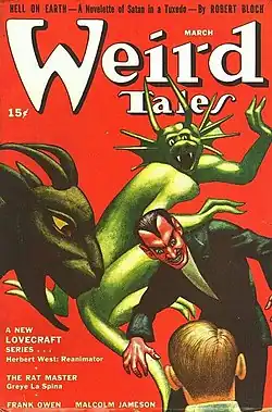 Weird Tales cover image for March 1942