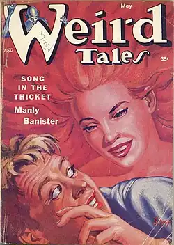 Weird Tales cover image for May 1954
