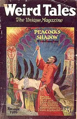 Weird Tales cover image for November 1926