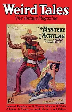 Weird Tales cover image for November 1928