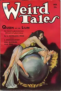 Weird Tales cover image for November 1934