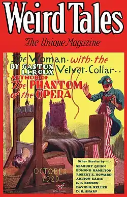 Weird Tales cover image for October 1929